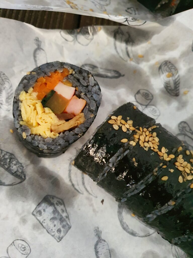 Rolls from Arirang Gimbap on Ulleungdo