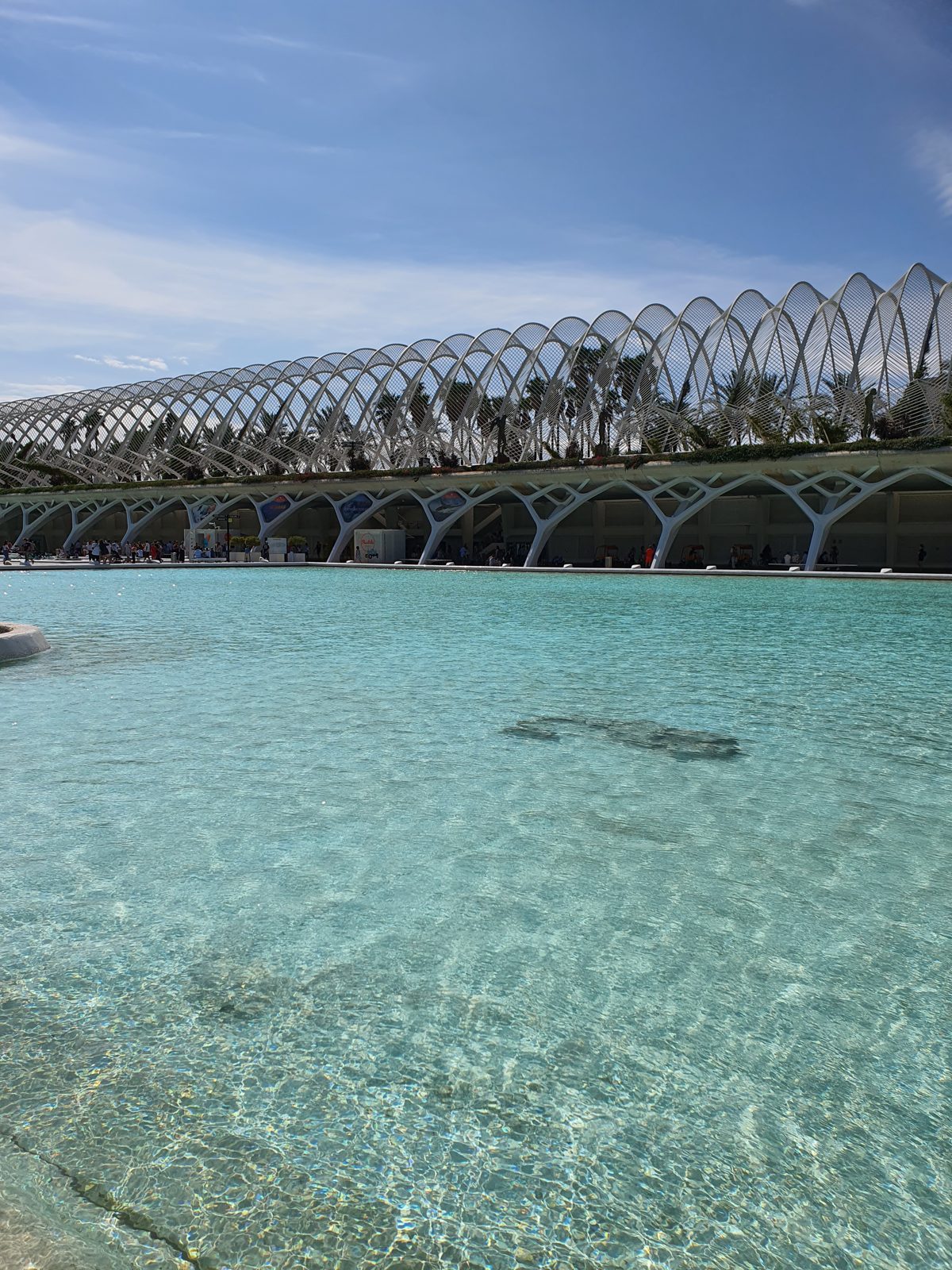 L'Umbracle walkway at the City of Arts and Sciences