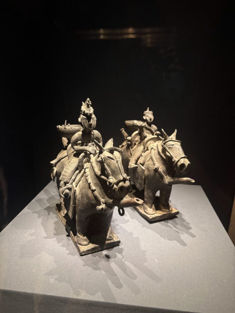 Silla horse rider pottery at the National Museum of Korea